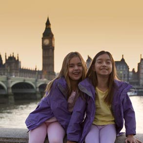 Emma and Eva in London